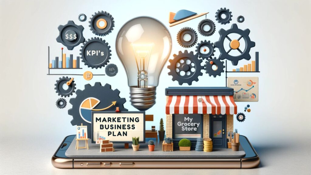 Illustrative Image for the blog post on how to create a marketing business plan for a small business