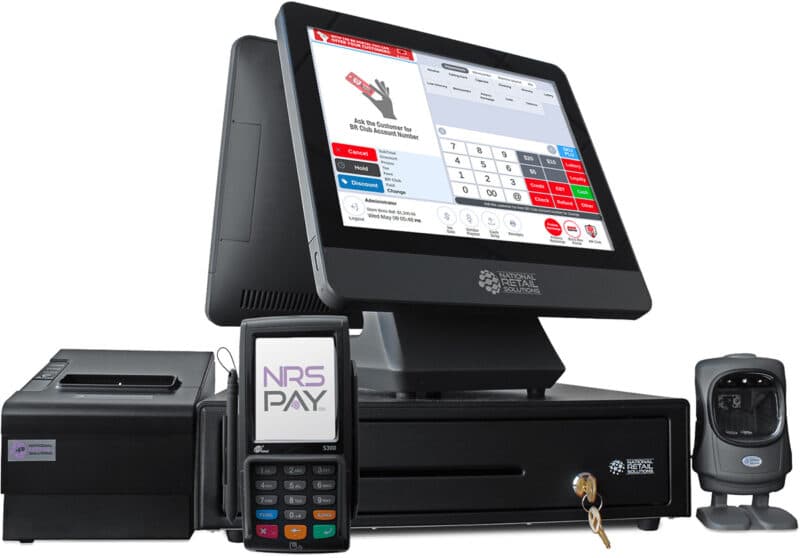 NRS POS system. Photo by NRS.