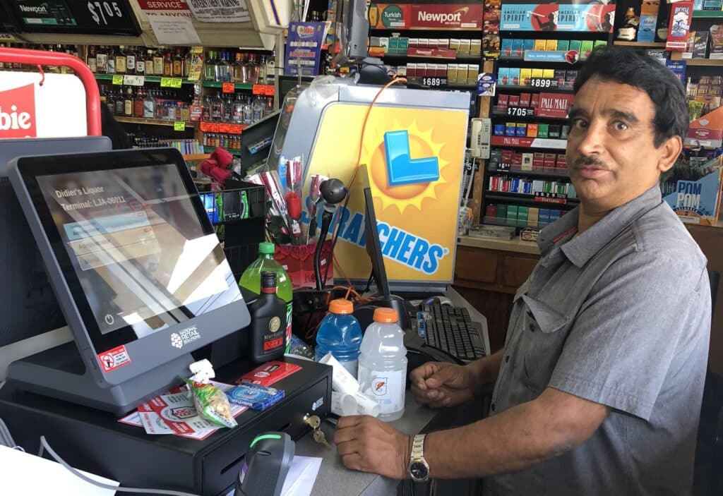 Didier's Liquor store operates NRS POS in Fresno, CA. Photo by NRS