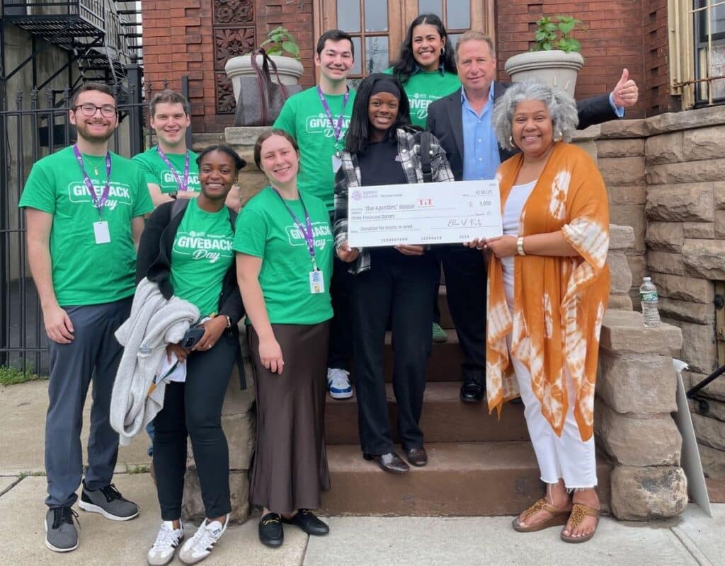 Apostles House Donation Check