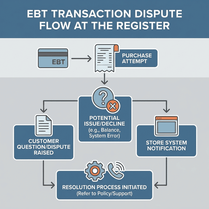 How EBT Customer Disputes Work at the Register — And How to Resolve Them