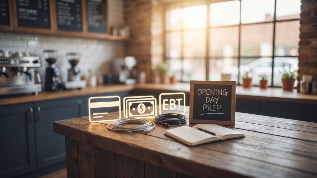 How to Configure Your POS System for EBT, Credit, and Cash Payment Acceptance on Opening Day