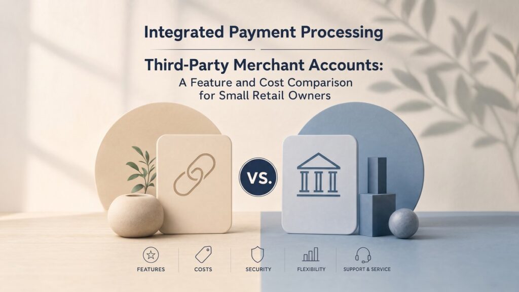 Integrated Payment Processing vs. Third-Party Merchant Accounts: A Feature and Cost Comparison for Small Retail Owners